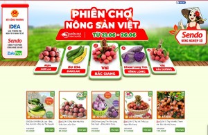 “Siêu thị nông sản Việt trực tuyến” trên Sàn thương mại điện tử Sendo